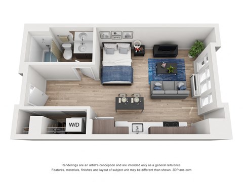 North Hollow Apartments A1.1 Floor Plan
